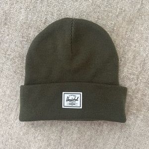 Herschel green beanie